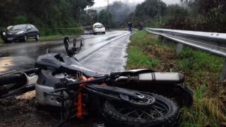 Motociclista morre em acidente na ERS-444, em Bento Gonçalves
