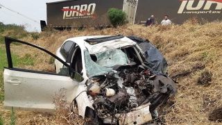 Mulher morre e criança fica ferida em colisão na BR 285    