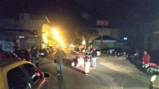 Motociclista fica ferido em acidente no centro de Camaquã