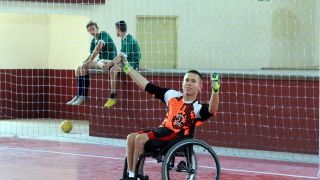 Goleiro cadeirante participa do Jergs em Dom Feliciano