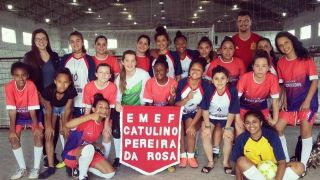 Time Feminino da escola Catulino se prepara para disputar a etapa regional do JERGS