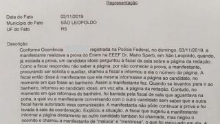 'É triste saber que fazer o bem não tem vez', diz estudante que alega ter sido eliminada injustamente do Enem em São Leopoldo