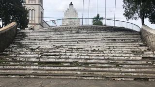 Mãe denuncia abandono da Praça Matriz de Dom Feliciano