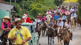 Cavaleiros de Encruzilhada do Sul participaram da cavalgada do bem