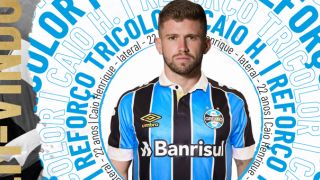 Grêmio confirma a contratação do lateral-esquerdo Caio Henrique