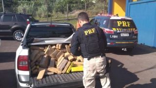 Homem é preso transportando 268 quilos de drogas em caminhonete na BR-101