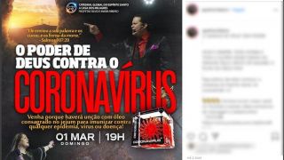 Polícia investiga igreja que teria prometido imunizar fiéis do coronavírus em Porto Alegre