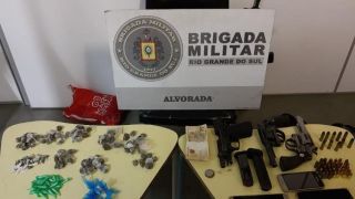 Após ser furtada há 18 anos, pistola registrada em nome de Renato Portaluppi é encontrada pela BM