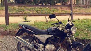 Moto furtada na localidade de Gramal interior de São Jerônimo 