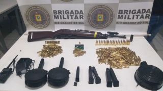 Homem é preso com arma e munições de diversos calibres em Porto Alegre