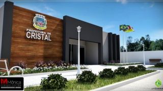 Prefeitura de Cristal acerta detalhes e empresa assina contrato para construção da nova sede do Executivo