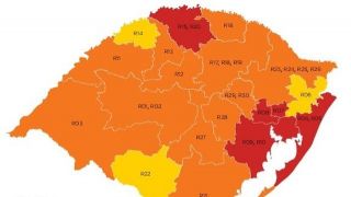 Porto Alegre e mais quatro regiões entram na Bandeira Vermelha