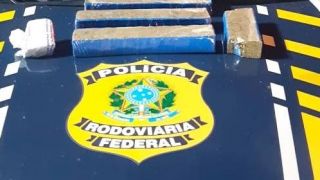 PRF prende homem com três quilos de maconha na BR 116, em Pelotas