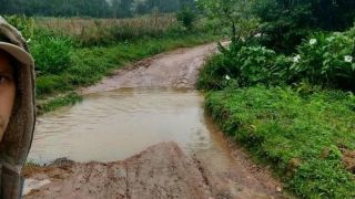 Morador reclama das péssimas condições da estrada na Linha Evaristo Teixeira em Dom Feliciano