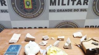 Brigada Militar prende homem por tráfico de drogas em Camaquã.