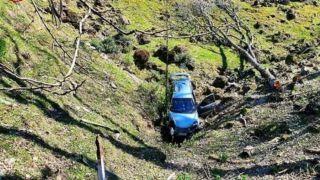 Carro sofre acidente e capota várias vezes na BR-116